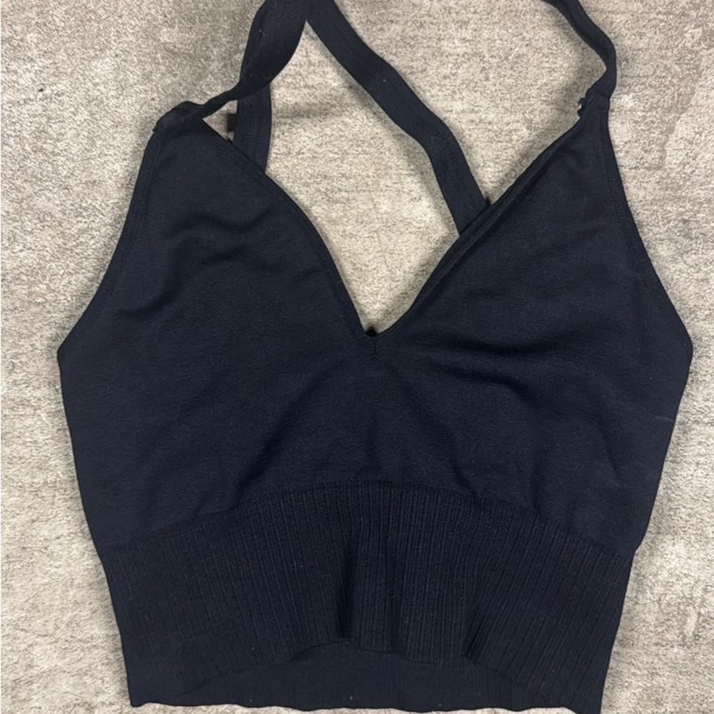 FP Movement by Free People Black Crop Top
